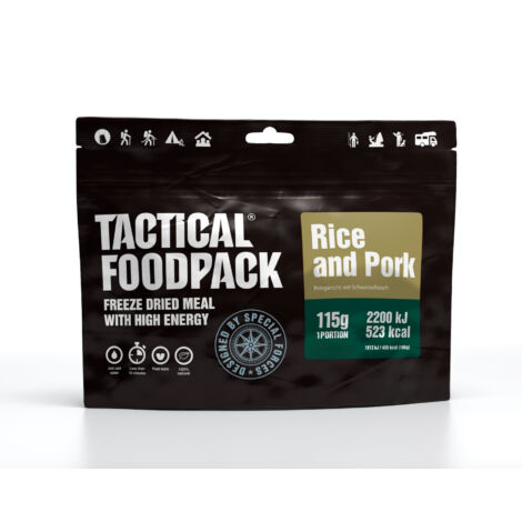 Tactical Foodpack Sertés hús rizzsel 115g